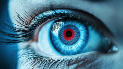  Close Human Eye With