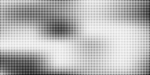 Halftone twisted grunge pattern design. vector ilustration