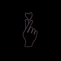 Heart Neon Sign 3D model