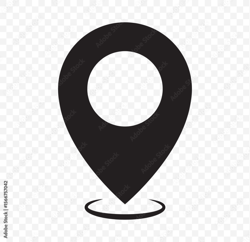 Poster map location icon set . location icon set, map pin place marker. location pointer icon symbol in fla