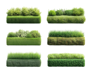 Lush green hedges for gardens landscaping nature design spaces aerial view