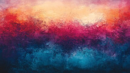 Fototapeta premium abstract watercolor background with warm and cool tones for artistic design and creative projects