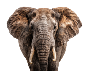 Majestic elephant portrait wildlife sanctuary animal nature