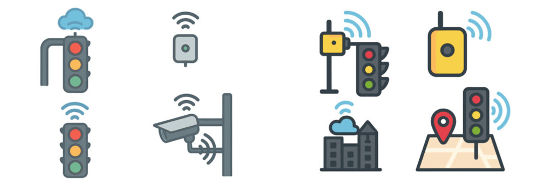 Traffic signal technology enhances urban safety and efficiency through real-time data communication