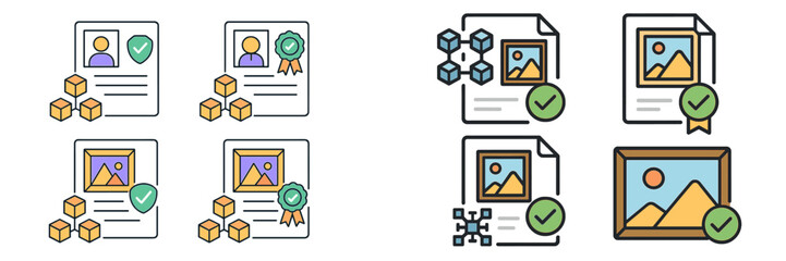 Certification processes and validations for digital assets and media on organized platforms