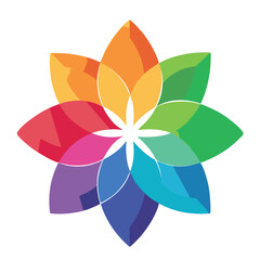 design logo icon  illustration vector  flower
