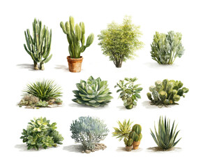 Explore diverse succulent plants and cacti varieties nature greenery display