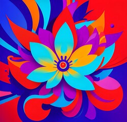 abstract flower background