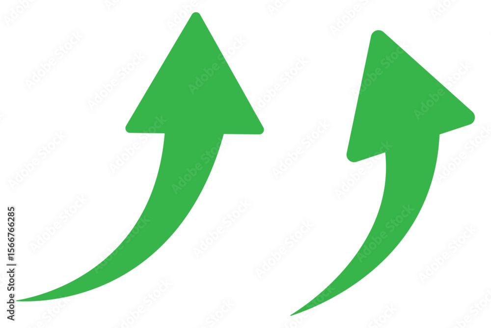 Canvas Prints curve arrows icon, curved arrows, arrow sign, black arrows set on white background