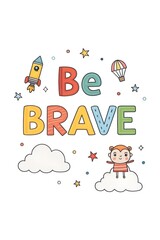 Obraz premium Lettering quote with image, Beautiful positive lettering, Positive lettering with inspirational message