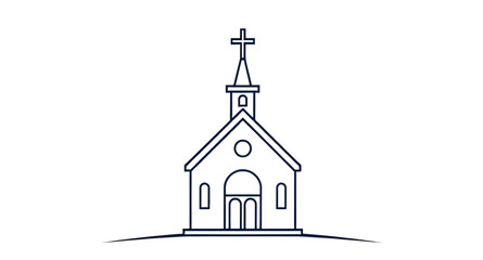 Church icon, Christian church, Cathedral icon, Religious building icon, Chapel icon, Church vector, Church silhouette, House of worship icon, Church front view, Cross on church, Old church icon, Gothi