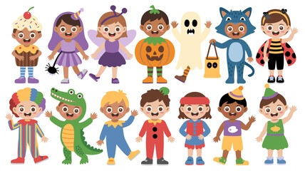 Scary clown vector illustration perfect for Halloween events, childrens parties, carnivalthemed designs, posters, invitations, and fun seasonal decorations.