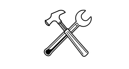 Tool, Tool icon, Construction tool, Hand tool, Power tool, Vector tools, Repair tool, Hammer, Screwdriver, Wrench, Pliers, Toolbox, Saw, Drill, Nail and hammer, Adjustable wrench, Socket wrench, Tape 