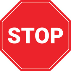 stop road sign