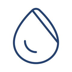 Humidity icon flat illustration outline logo