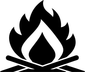 Campfire Icon Vector Illustration