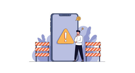 Understanding mobile application errors and troubleshooting steps for users facing connectivity issues on their devices