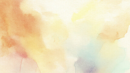 Obraz premium Abstract watercolor art background template. orange and yellow watercolor backdrop empty space for text, banner, presentation or product display graphic design