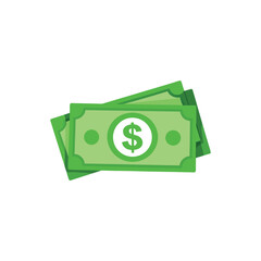 Dollar banknotes isolate 