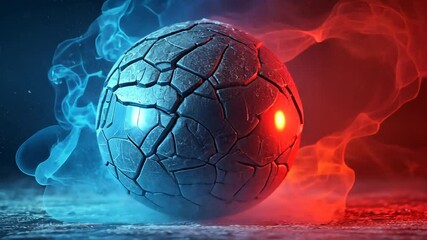 Dynamic NFT Sphere: Digital Art Energy and Futuristic Concept. - Powered by Adobe