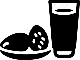 A fun cartoon illustration of a happy glass of cola and beer, perfect as a drink icon or symbol