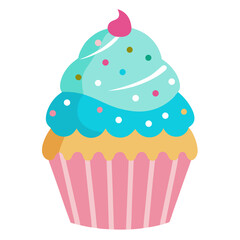 cupcake with cherry