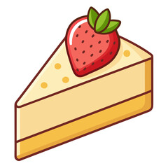 Strawberry and chocolate cakes with sweet decorations and party treats