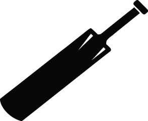 Cricket Bat Silhouette Vector Art, Cricket Bat Silhouette