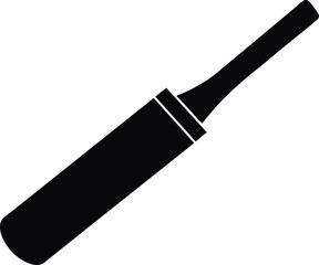 Cricket Bat Silhouette Vector Art, Cricket Bat Silhouette