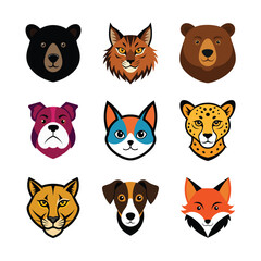 Fototapeta premium set of animal