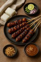 SATE food traditional of indonesian country