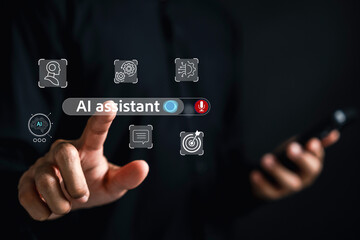 AI assistant technology helping users plan goals, track progress