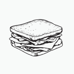 sandwich with cheese