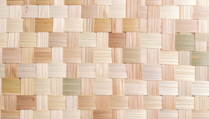 a decorative background filled with a symmetrical pattern of leaf-fiber woven designs, arranged in a perfectly repeating grid. 