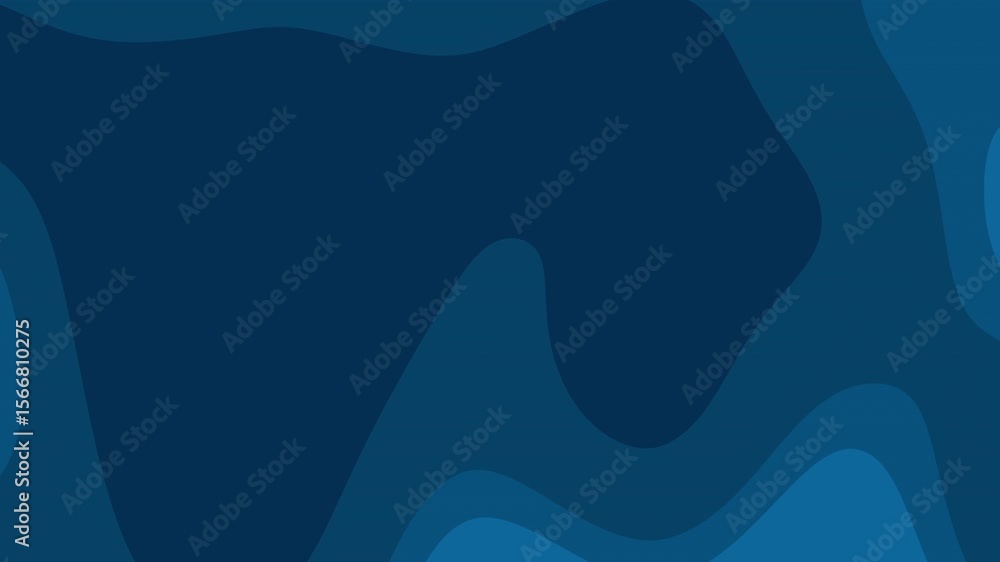 Aufkleber abstract background with shades of blue, featuring organic shapes and a layered, paper-cut effect. t