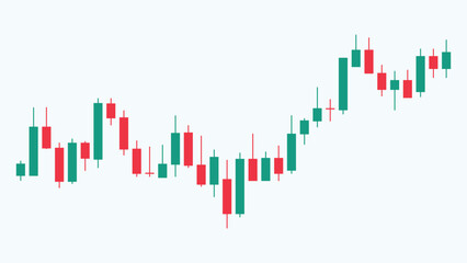 Candlestick Chart,  trading graph, Trend of business, stock market investment, digital currency