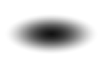 A black blurry oval on a transparent background, perfect for overlay and shadows