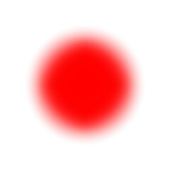 A red blurry circle on a transparent background, perfect for overlay, shadow, and highlighting
