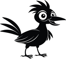 Obraz premium Tropical Funny Bird Vector