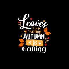 Autumn sale round banner. fall ad circle shape with liquid form at the center and text offer a sign—red, orange abstract leaves in simple flat paper cut style.
