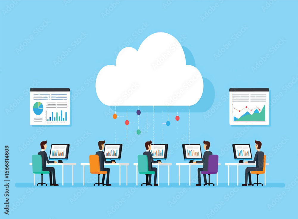 Poster cloud computing data sharing and collaboration in the modern workplace