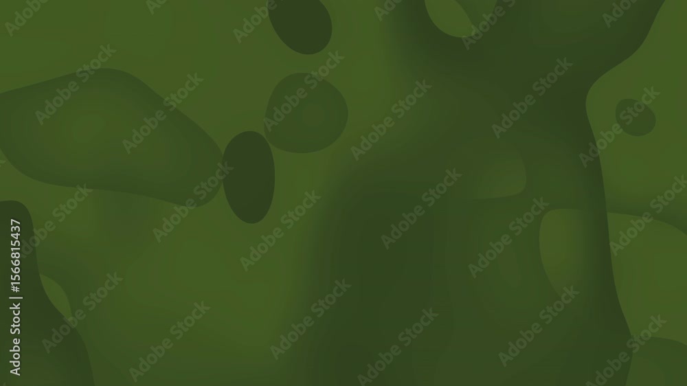 Aufkleber green background with organic shapes and varying shades of green. the texture is smooth with subtle 