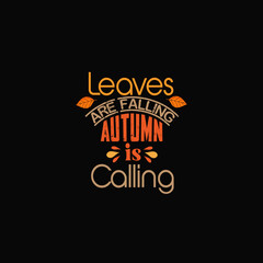 Autumn sale round banner. fall ad circle shape with liquid form at the center and text offer a sign—red, orange abstract leaves in simple flat paper cut style.

