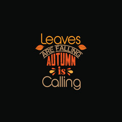 Autumn sale round banner. fall ad circle shape with liquid form at the center and text offer a sign—red, orange abstract leaves in simple flat paper cut style.
