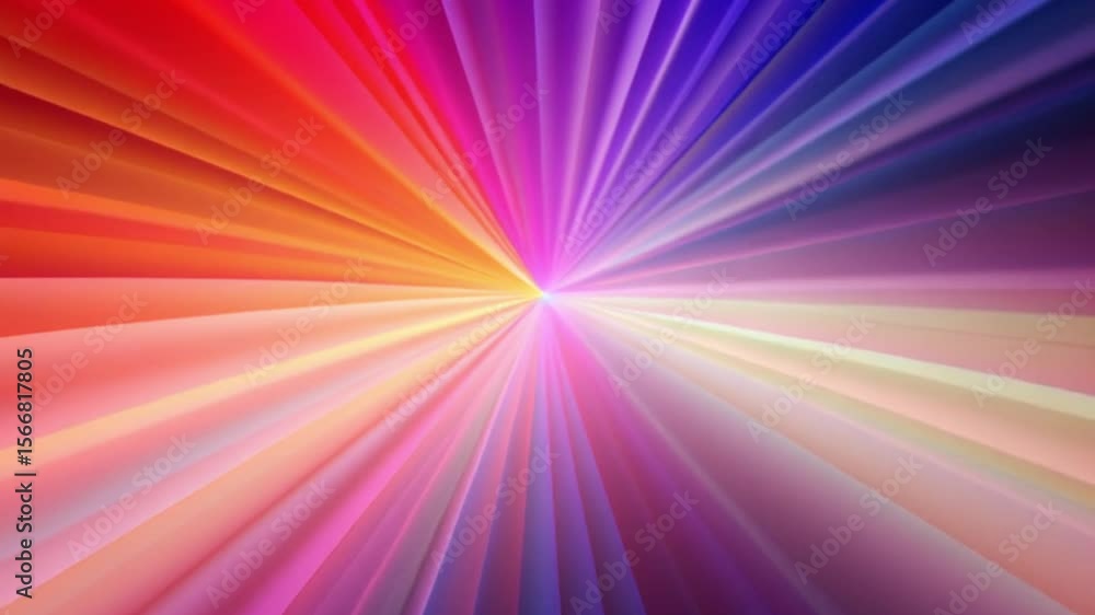 Poster Spectrum Burst: An vibrant and radiant spectrum bursts forth, showcasing a kaleidoscope of colour in a mesmerizing display of light and energy.