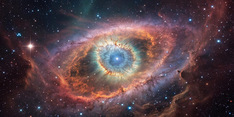 Cosmic Eye: The Helix Nebula's Gaze