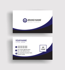 A modern and professional corporate business card template, perfect for entrepreneurs and brand identity.