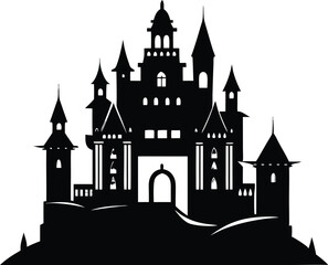 Obraz premium Victorian Castle Procreate Vector