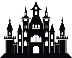 Obraz premium Victorian Castle Procreate Vector
