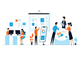 Teamwork, Data Analysis, and Business Strategy Presentation